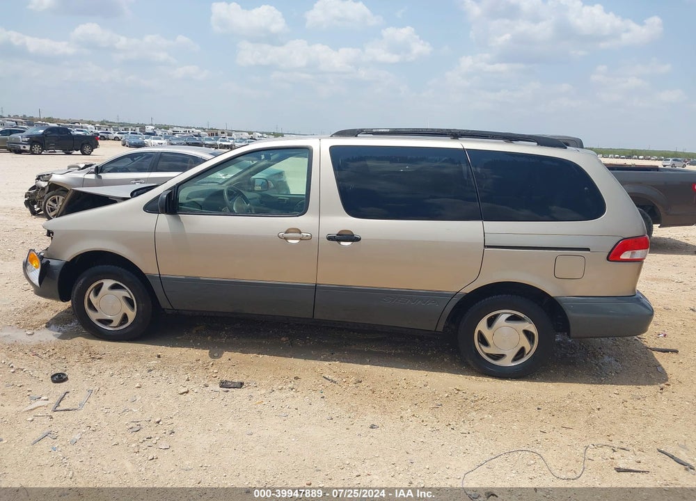 2002 TOYOTA SIENNA LE/XLE VIN: 4T3ZF13CX2U474456