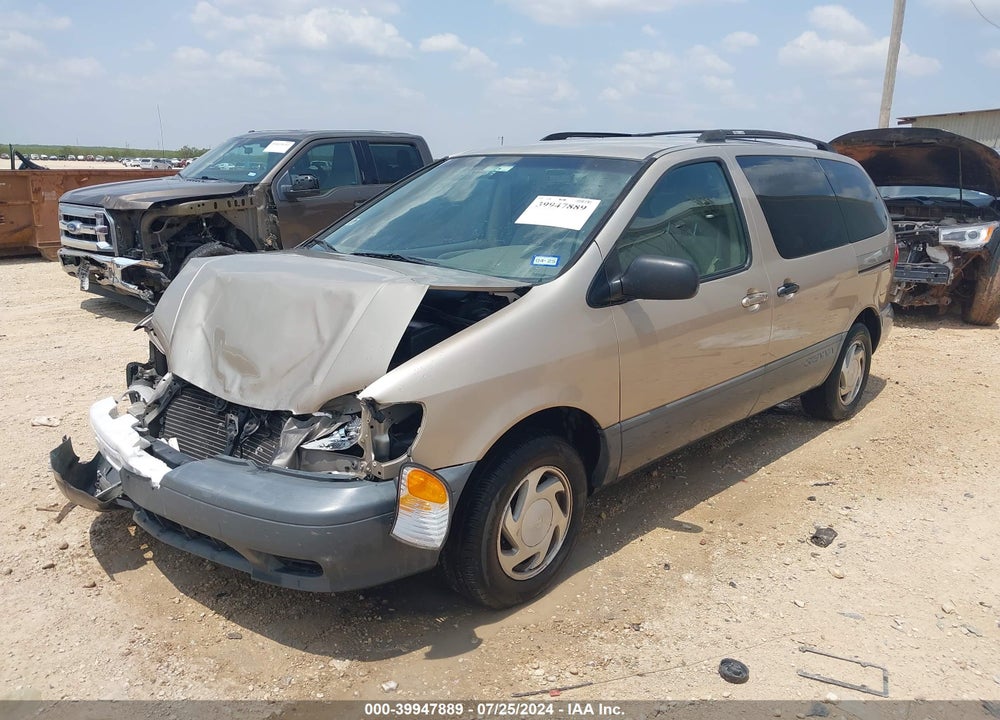 2002 TOYOTA SIENNA LE/XLE VIN: 4T3ZF13CX2U474456