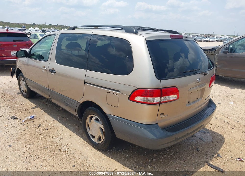 2002 TOYOTA SIENNA LE/XLE VIN: 4T3ZF13CX2U474456