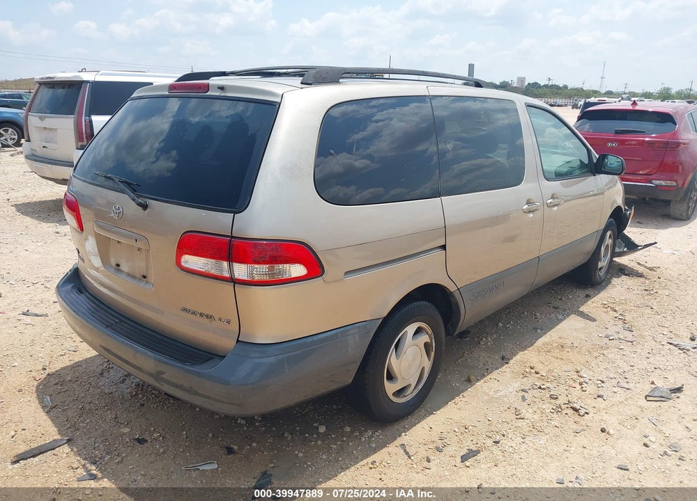 2002 TOYOTA SIENNA LE/XLE VIN: 4T3ZF13CX2U474456