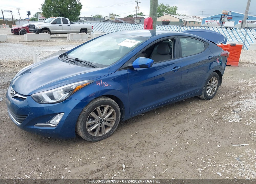 2016 HYUNDAI ELANTRA SE VIN: KMHDH4AE4GU531230