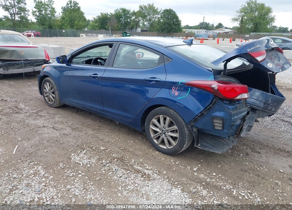 2016 HYUNDAI ELANTRA SE VIN: KMHDH4AE4GU531230