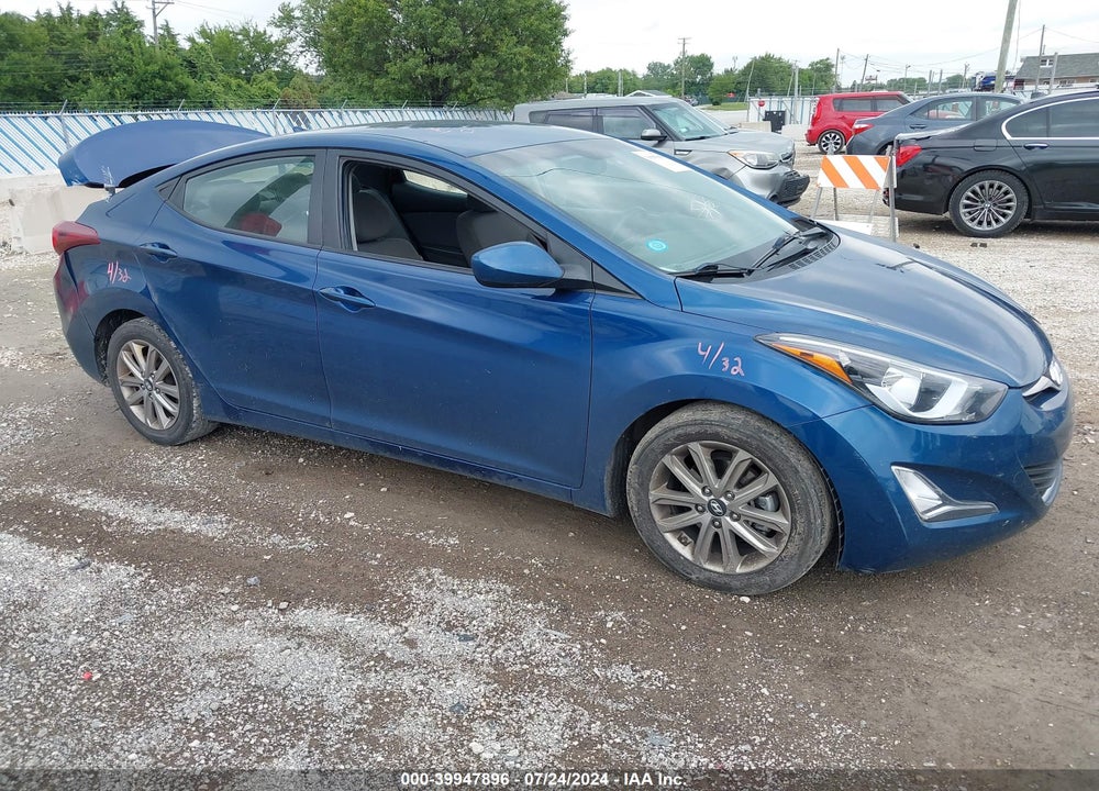 2016 HYUNDAI ELANTRA SE VIN: KMHDH4AE4GU531230