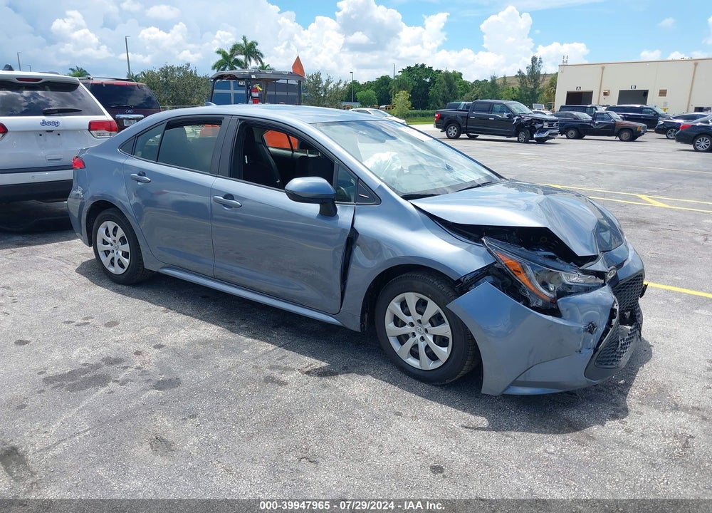 2021 TOYOTA COROLLA LE VIN: JTDEPMAE1MJ189339