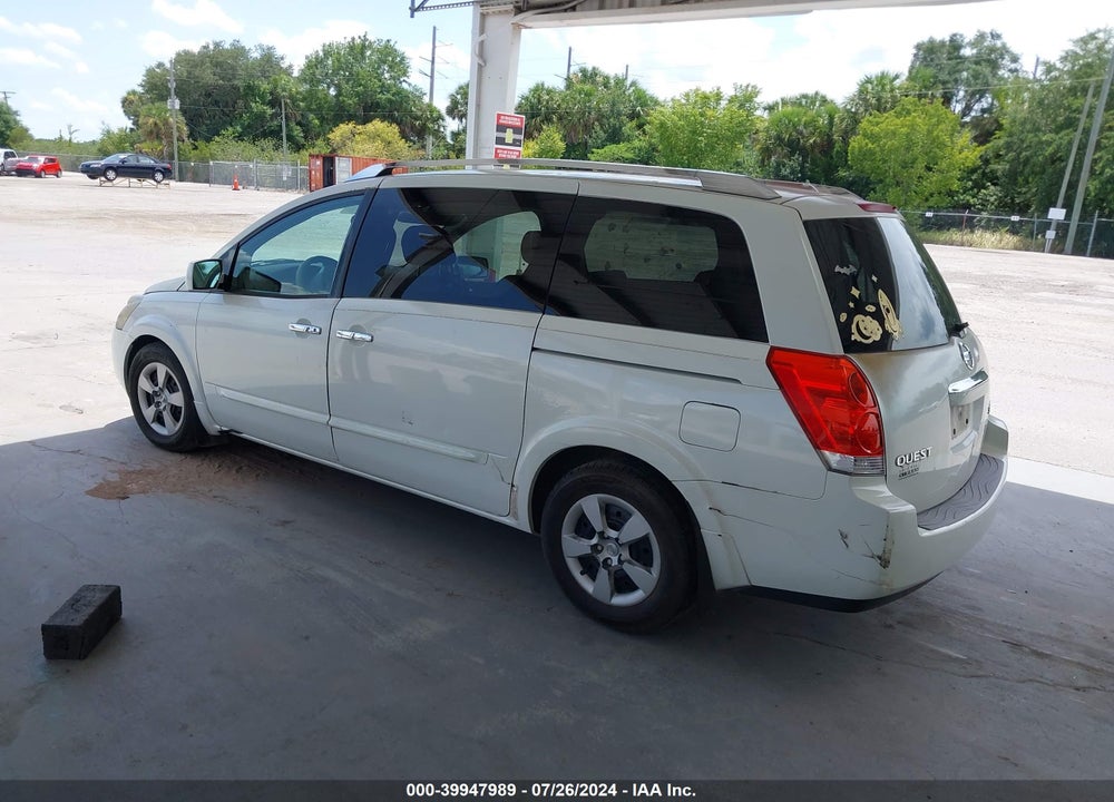 2009 NISSAN QUEST 3.5 S VIN: 5N1BV28UX9N108554