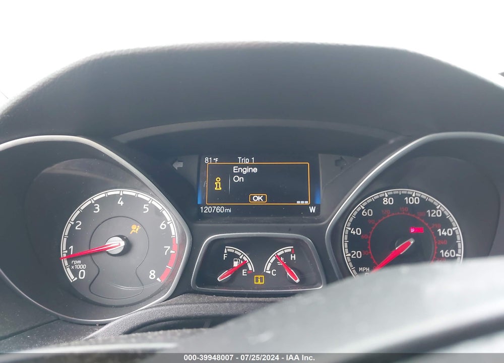 2016 FORD FOCUS ST VIN: 1FADP3L90GL362904