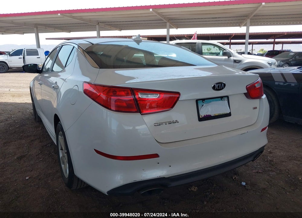 2015 KIA OPTIMA LX VIN: KNAGM4A77F5665038