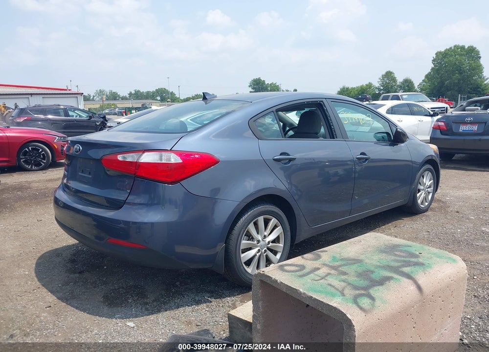 2014 KIA FORTE LX VIN: KNAFX4A64E5192322
