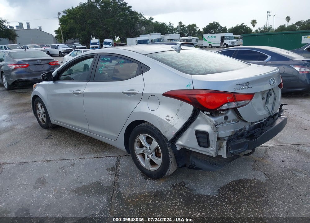 2014 HYUNDAI ELANTRA SE VIN: KMHDH4AE9EU220681