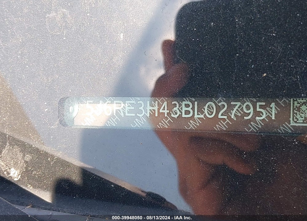 2011 HONDA CR-V SE VIN: 5J6RE3H43BL027951