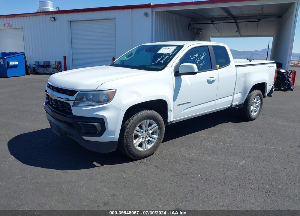2021 CHEVROLET COLORADO 4WD LONG BOX LT VIN: 1GCHTCEA5M1237533
