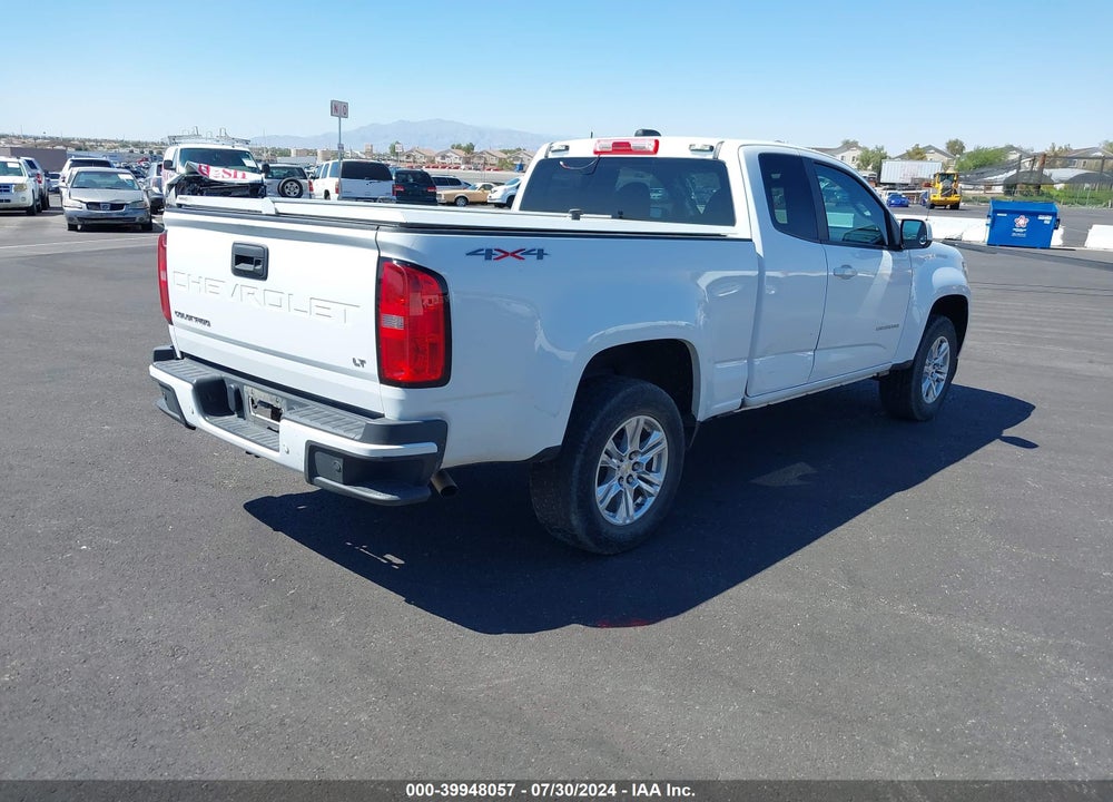 2021 CHEVROLET COLORADO 4WD LONG BOX LT VIN: 1GCHTCEA5M1237533