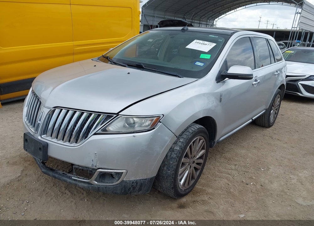 2013 LINCOLN MKX VIN: 2LMDJ6JK1DBL13838