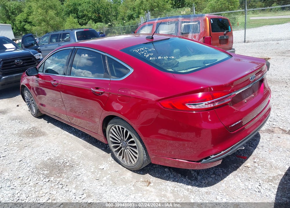 2017 FORD FUSION SE VIN: 3FA6P0HD6HR103082