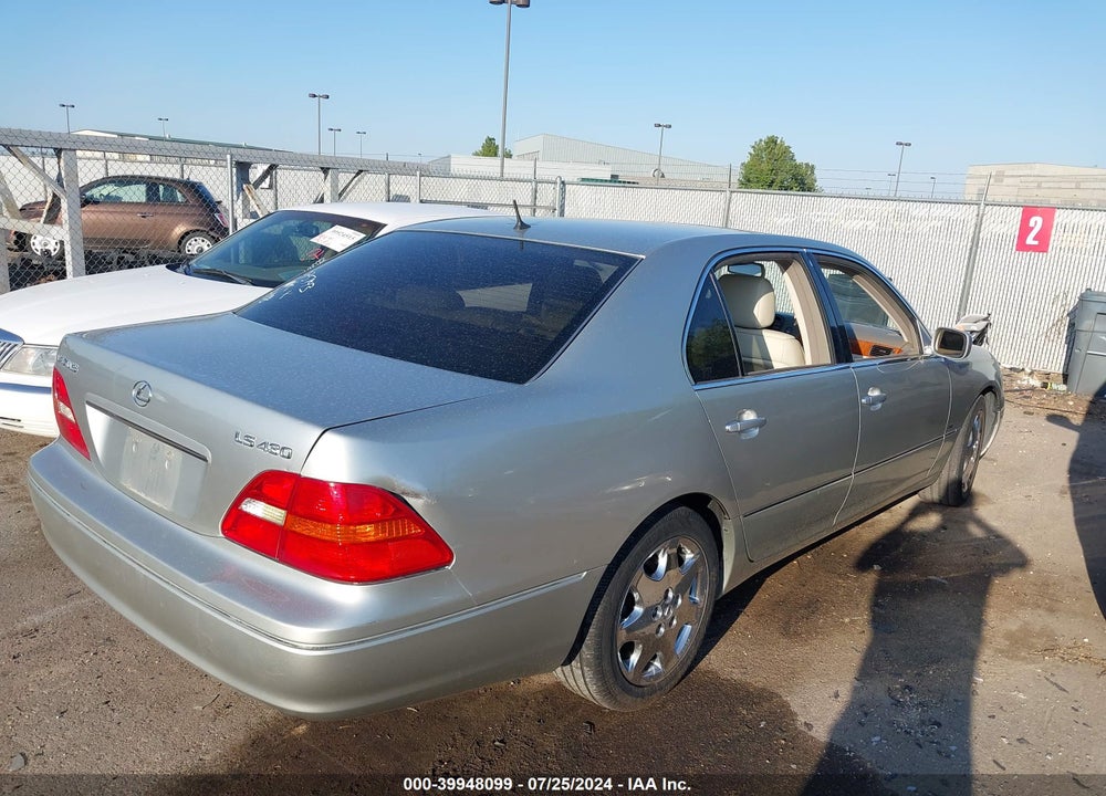 2002 LEXUS LS 430 VIN: JTHBN30F720075943