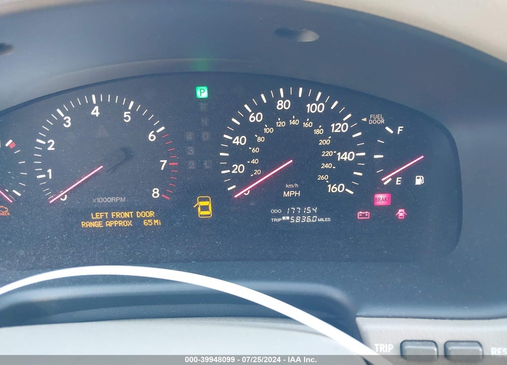 2002 LEXUS LS 430 VIN: JTHBN30F720075943