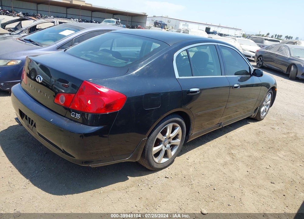 2006 INFINITI G35 VIN: JNKCV51E06M502142