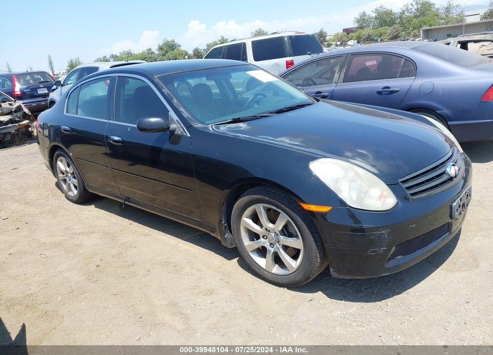 2006 INFINITI G35 VIN: JNKCV51E06M502142