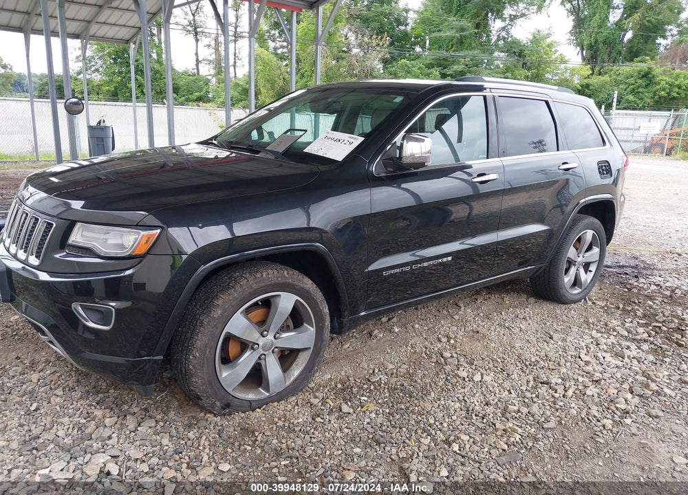2014 JEEP GRAND CHEROKEE OVERLAND VIN: 1C4RJFCG4EC233952