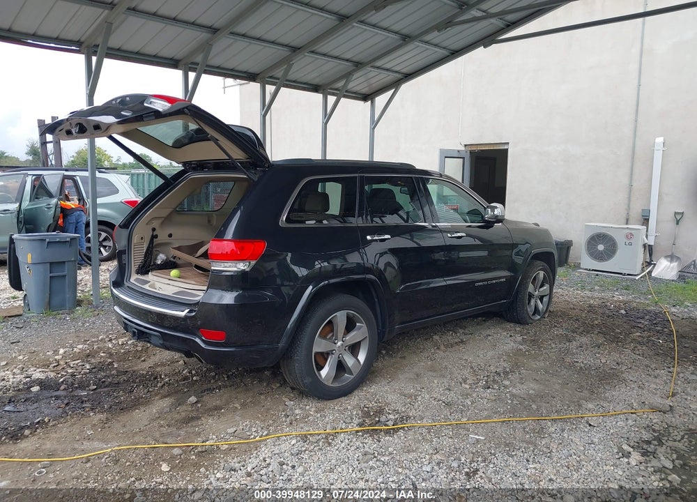 2014 JEEP GRAND CHEROKEE OVERLAND VIN: 1C4RJFCG4EC233952