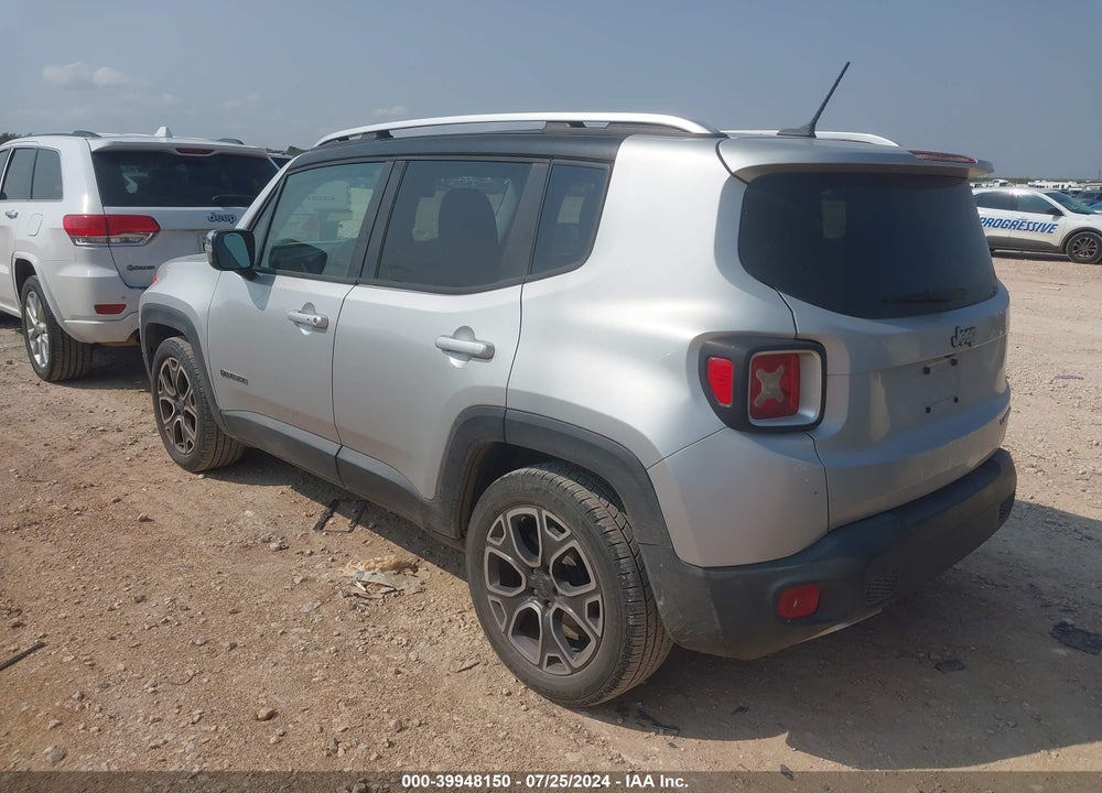 2016 JEEP RENEGADE LIMITED VIN: ZACCJADT7GPC85532