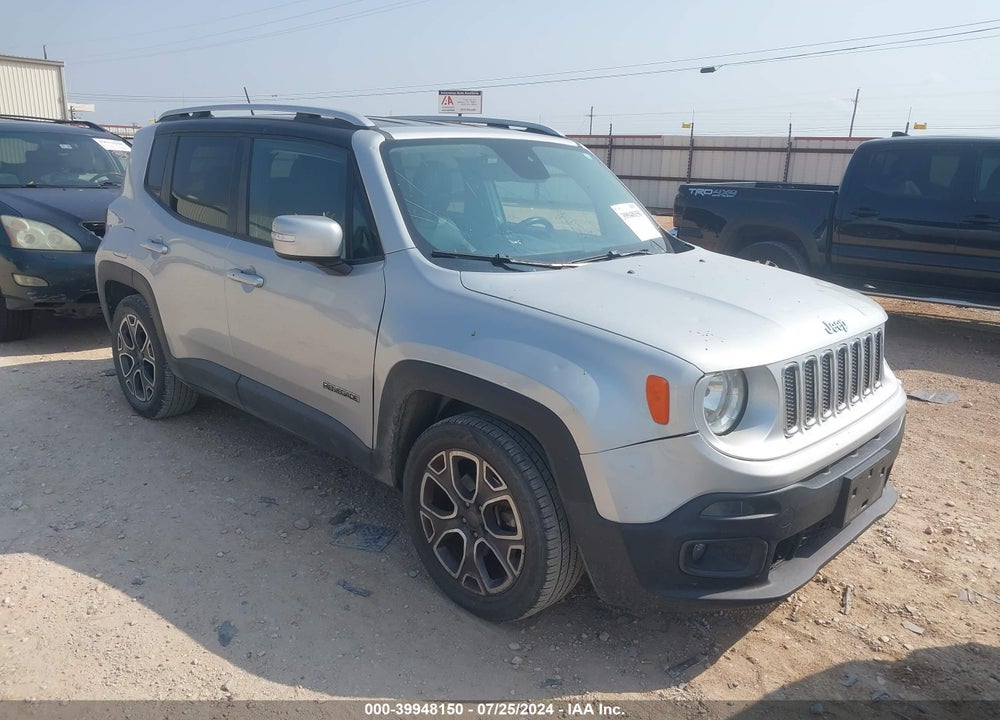 2016 JEEP RENEGADE LIMITED VIN: ZACCJADT7GPC85532
