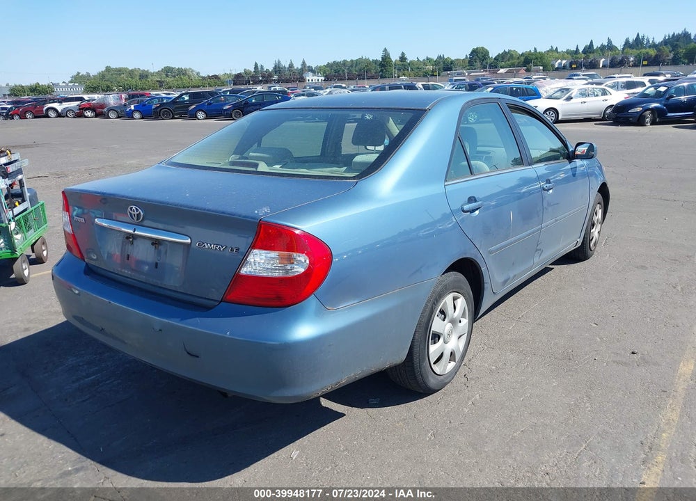 2004 TOYOTA CAMRY LE VIN: 4T1BE32K04U828263
