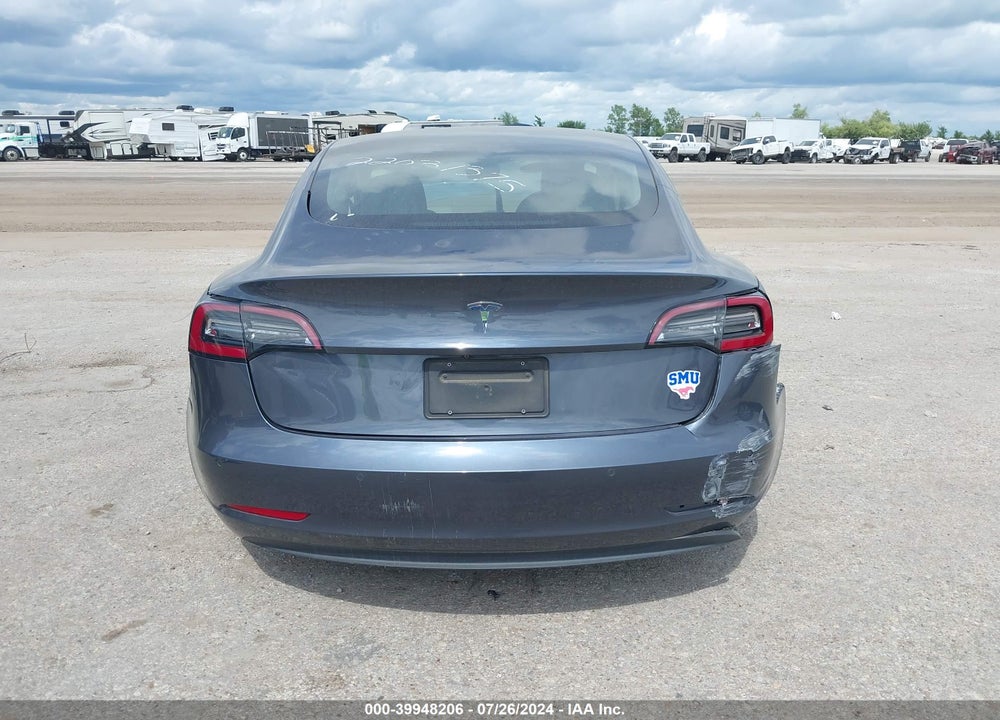 2021 TESLA MODEL 3 STANDARD RANGE PLUS REAR-WHEEL DRIVE VIN: 5YJ3E1EA1MF922693