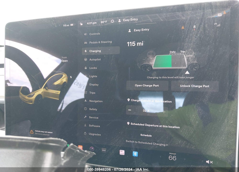 2021 TESLA MODEL 3 STANDARD RANGE PLUS REAR-WHEEL DRIVE VIN: 5YJ3E1EA1MF922693