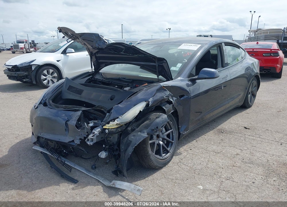 2021 TESLA MODEL 3 STANDARD RANGE PLUS REAR-WHEEL DRIVE VIN: 5YJ3E1EA1MF922693