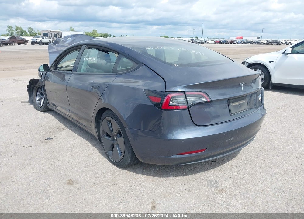 2021 TESLA MODEL 3 STANDARD RANGE PLUS REAR-WHEEL DRIVE VIN: 5YJ3E1EA1MF922693