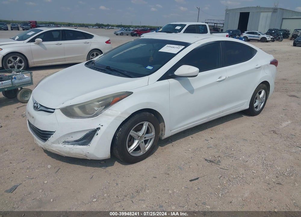 2016 HYUNDAI ELANTRA SE VIN: 5NPDH4AE5GH762863
