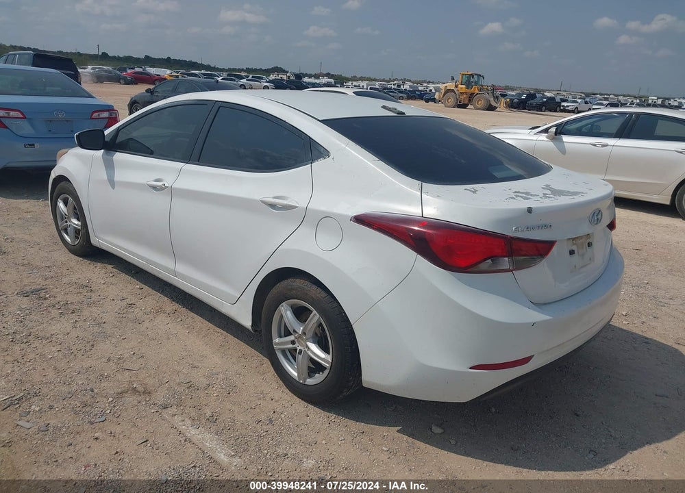 2016 HYUNDAI ELANTRA SE VIN: 5NPDH4AE5GH762863