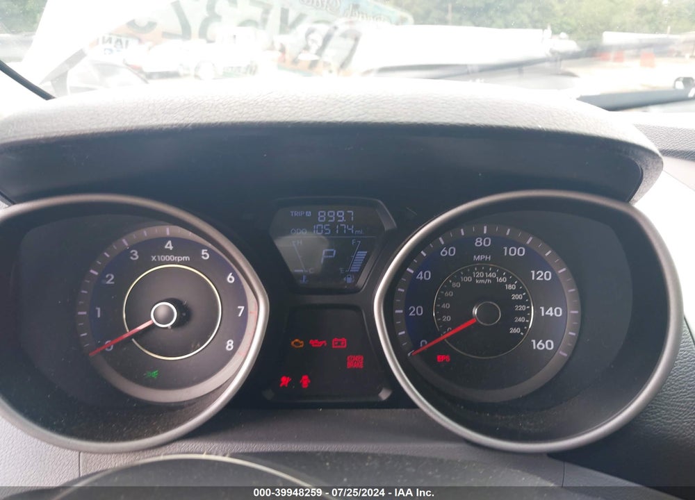 2013 HYUNDAI ELANTRA GLS VIN: KMHDH4AE4DU543020