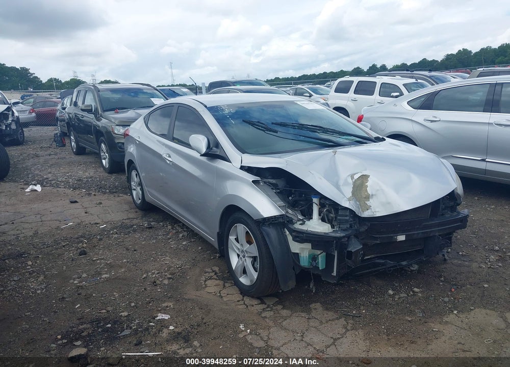 2013 HYUNDAI ELANTRA GLS VIN: KMHDH4AE4DU543020