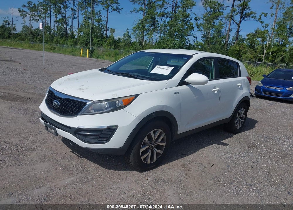 2016 KIA SPORTAGE LX VIN: KNDPBCAC6G7876396