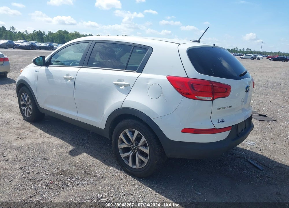 2016 KIA SPORTAGE LX VIN: KNDPBCAC6G7876396