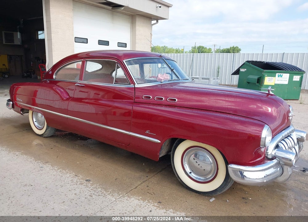 1950 BUICK 2 DOOR COUPE VIN: G33825