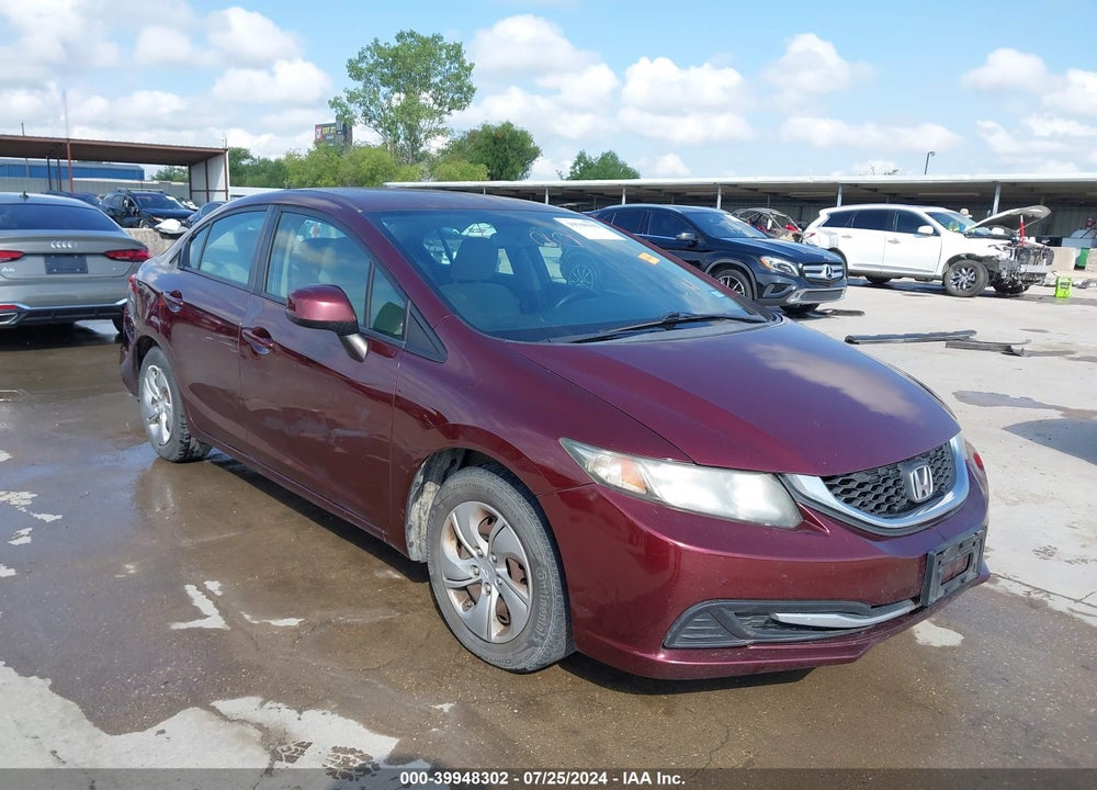 2013 HONDA CIVIC LX VIN: 2HGFB2F56DH571949