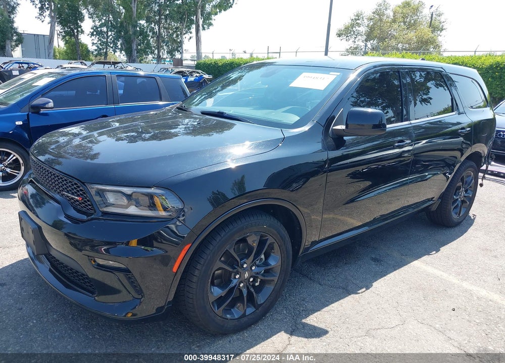 2021 DODGE DURANGO SXT PLUS RWD VIN: 1C4RDHAGXMC692827
