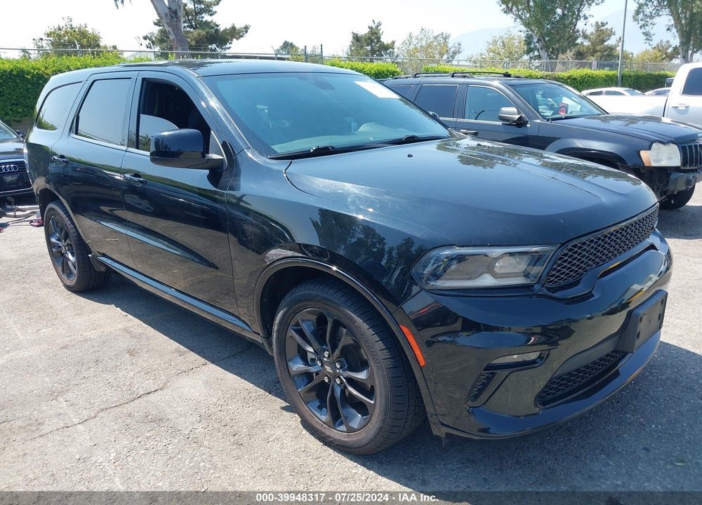 2021 DODGE DURANGO SXT PLUS RWD VIN: 1C4RDHAGXMC692827