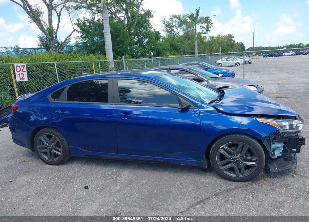 2021 KIA FORTE GT LINE VIN: 3KPF34AD0ME387222