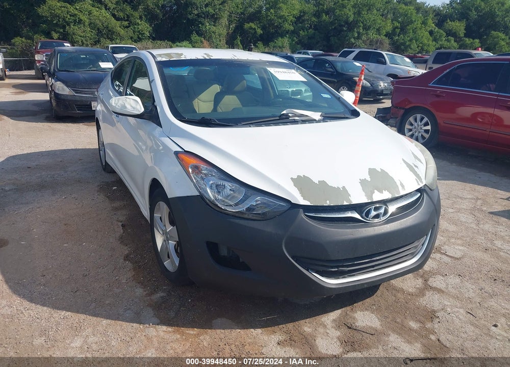 2013 HYUNDAI ELANTRA GLS VIN: 5NPDH4AE2DH373237