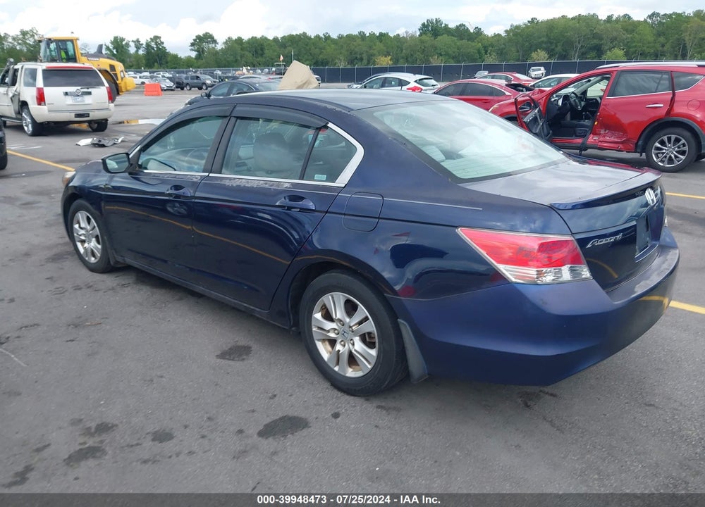 2008 HONDA ACCORD 2.4 LX-P VIN: 1HGCP26448A062782