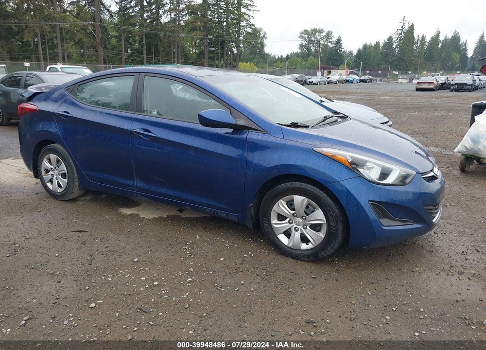2016 HYUNDAI ELANTRA SE VIN: 5NPDH4AE9GH758847
