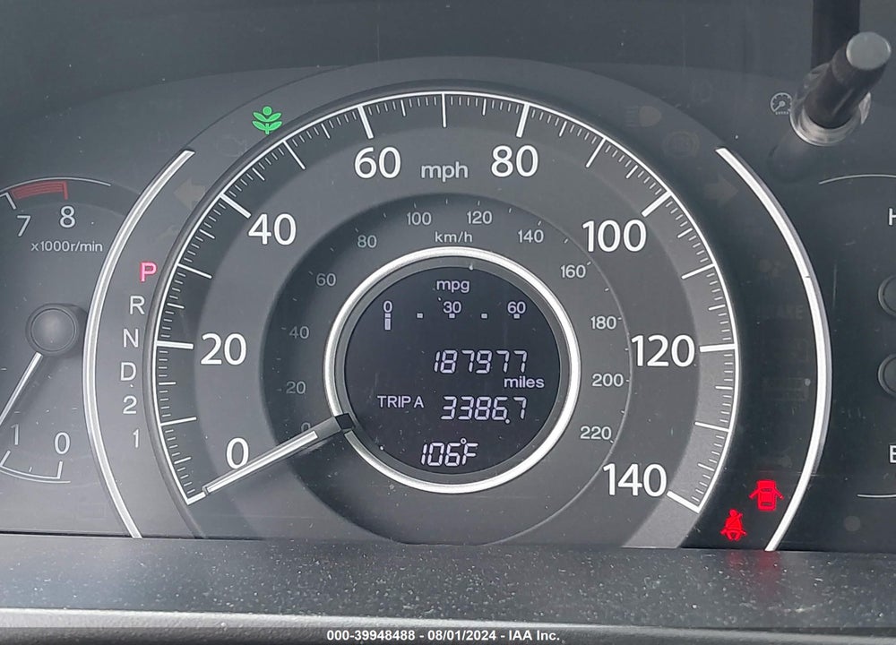 2013 HONDA CR-V VIN: 5J6RM3H71DL001350