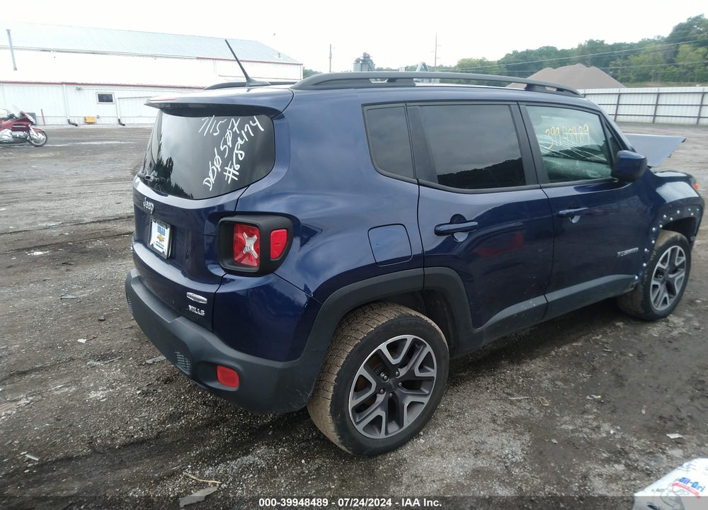 2016 JEEP RENEGADE LATITUDE VIN: ZACCJBBT7GPD00507