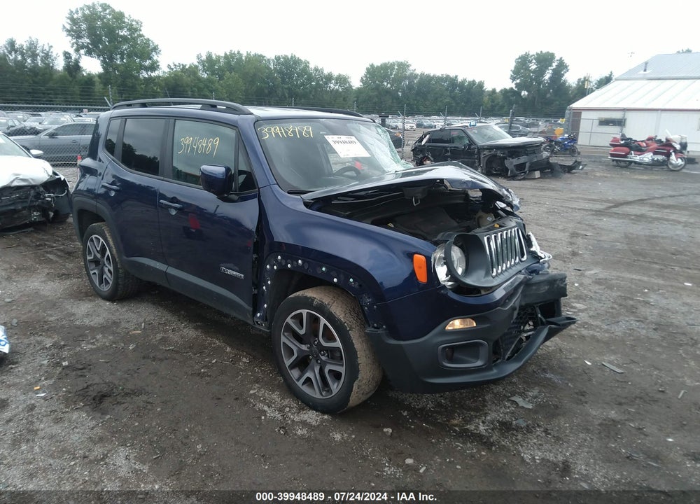 2016 JEEP RENEGADE LATITUDE VIN: ZACCJBBT7GPD00507