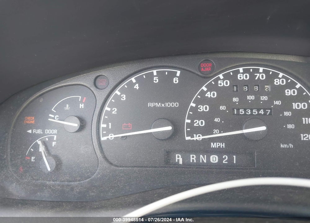 2001 FORD EXPLORER XLT VIN: 1FMZU63E31ZA42578