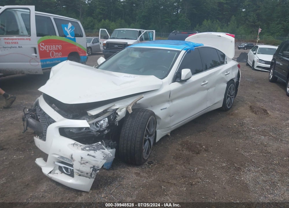 2016 INFINITI Q50 HYBRID VIN: JN1AV7AR8GM530055